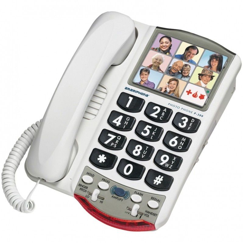 CLARITY P300 - stacjonarny telefon dla osób niedosłyszących