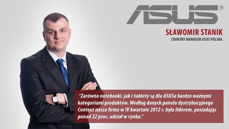 Wywiad ze Sławomirem Stanikiem - Country Managerem ASUS Polska