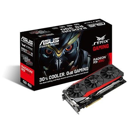 Firma ASUS zapowiada nowe karty graficzne: Strix R9 390X, R9 390, R9 380 i R7 370