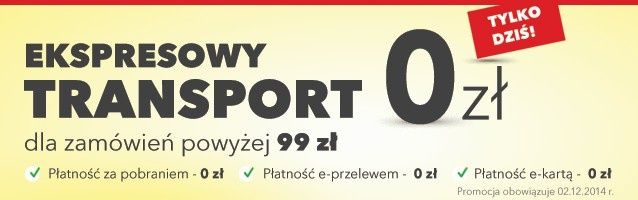 Ekspresowy transport 0 zł i ekstra ceny w nowej promocji