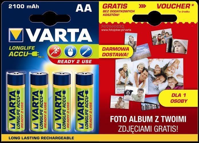 Kup wybrane produkty VARTA i odbierz nagrodę-indywidualny album  ze zdjęciami  