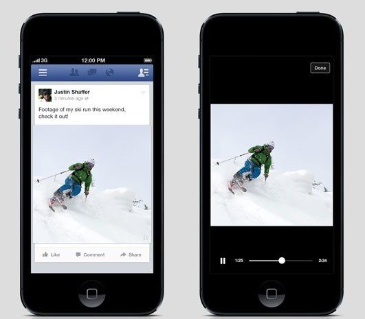 Facebook wprowadza automatycznie odtwarzanie wideo dla urządzeń mobilnych