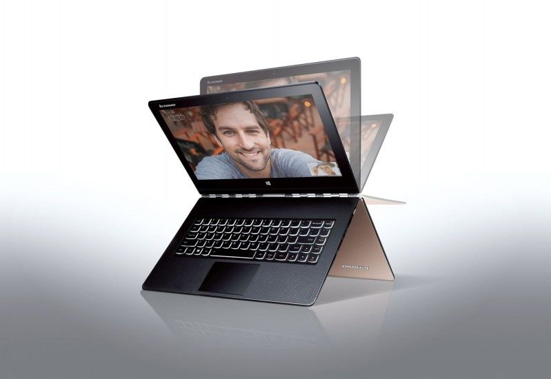 Nowy notebook Lenovo UltraSlim YOGA 3 Pro dostosowuje się do preferencji użytkowników.