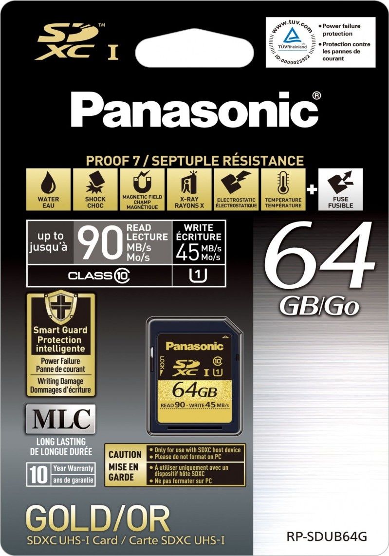 Panasonic - nowe karty pamięci Ultra High Speed (UHS)