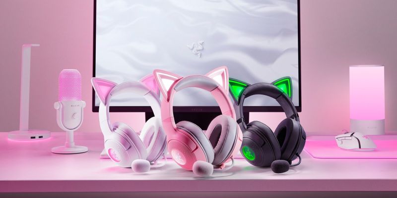 RAZER KRAKEN KITTY V2: NAJBARDZIEJ KULTOWY ZESTAW SŁUCHAWKOWY Z KOCIMI USZAMI TERAZ W KOLORZE BIAŁYM