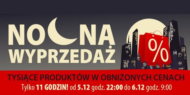 Już dziś NOCNA WYPRZEDAŻ na www.mediaexpert.pl