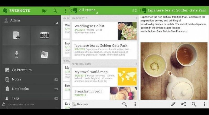 Evernote 5.0 dostępne w Google Play