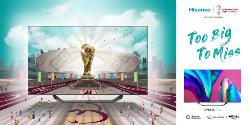 Dwa nowe telewizory - Hisense zaczyna odliczanie do mundialu w Katarze