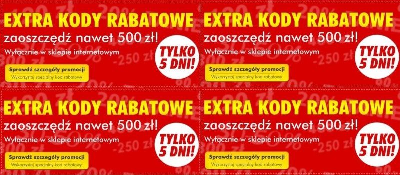 Do 500 zł taniej - już w tym tygodniu!