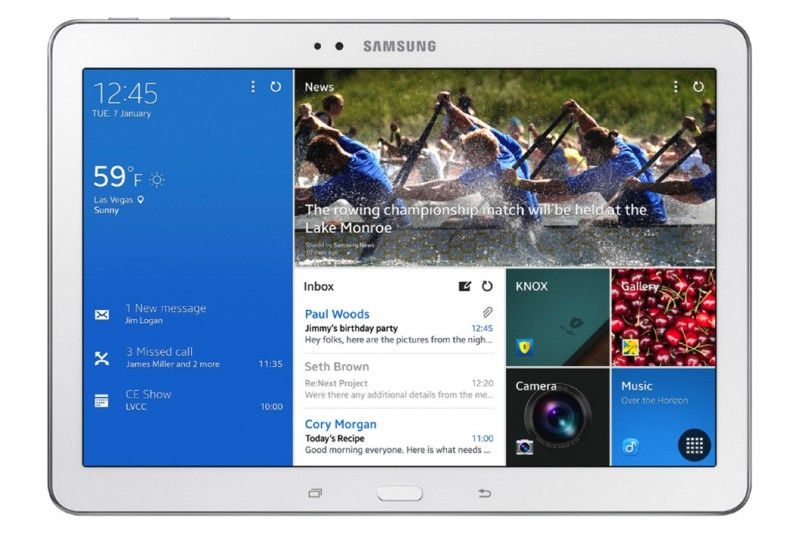 Samsung na CES 2014 - nowe tablety: TabPRO 8.4, TabPRO 10.1 i TabPRO 12.2 oraz Galaxy NotePro