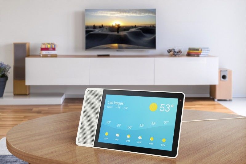 Ekran Lenovo Smart Display z wbudowaną usługą Google Assistant