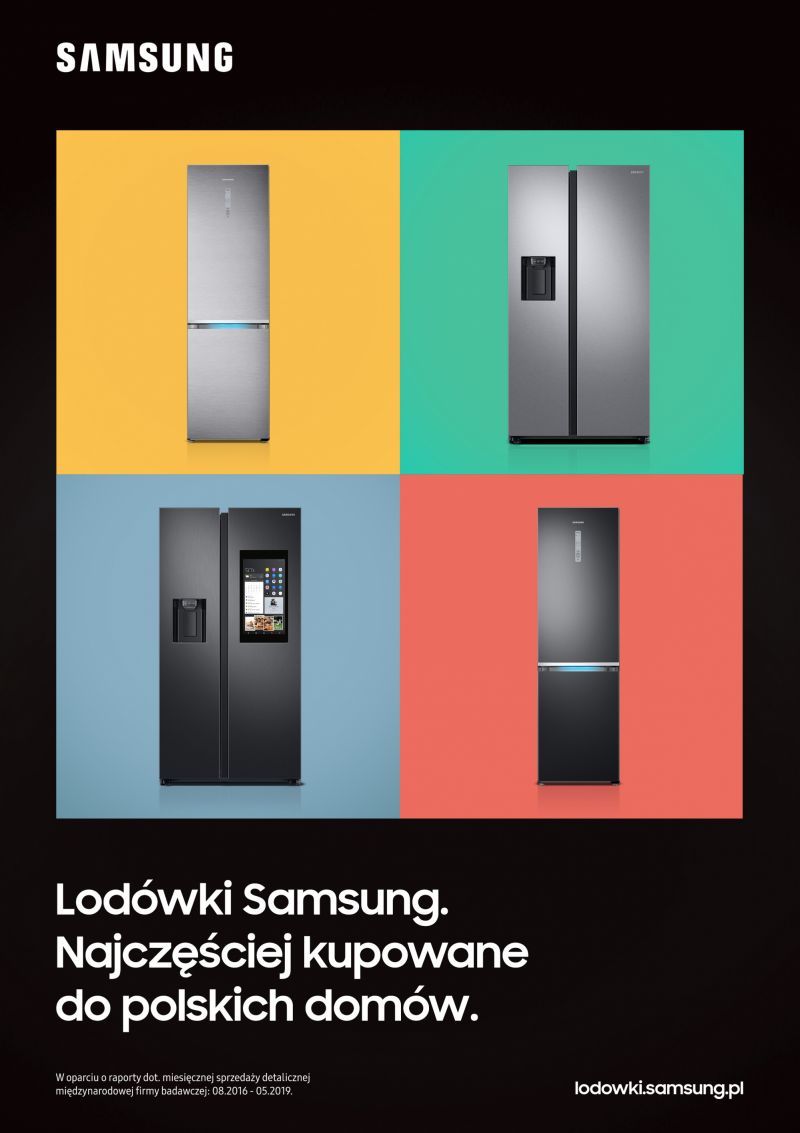 Nowa kampania promująca lodówki Samsung