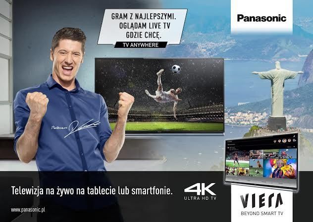 Robert Lewandowski ambasadorem linii telewizorów VIERA