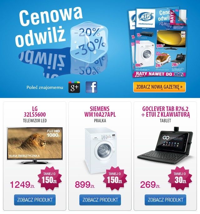 Cenowa odwilż. W Mix Electronics ceny niższe o 30%