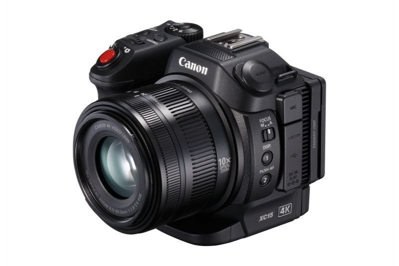 Canon XC15 - profesjonalna kompaktowa kamera  4K z interfejsem audio