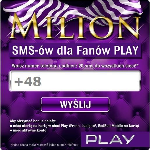 Darmowe sms'y w Play