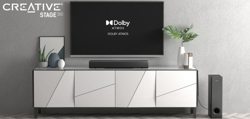 Creative STAGE 360 Soundbar z technologią Dolby Atmos®