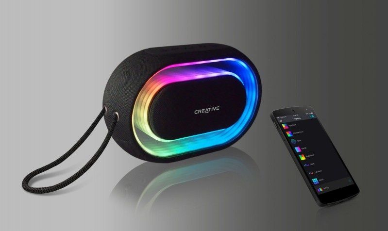 Creative Halo - kreatywny głośnik Bluetooth świecący w 16.8 mln kolorów