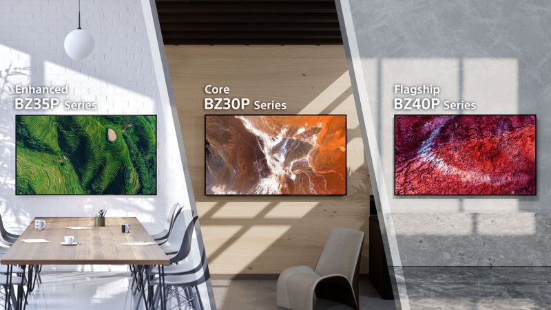 Sony rozszerza ofertę wielkoformatowych wyświetlaczy, wprowadzając na rynek profesjonalne monitory BRAVIA serii BZ-P