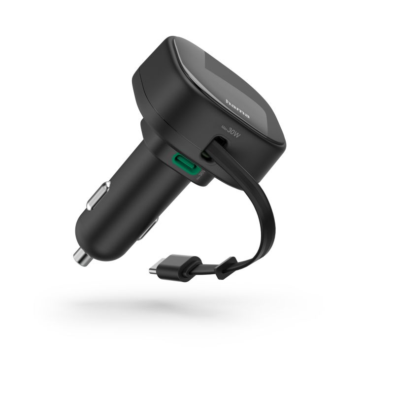 Mała rzecz, duża wygoda. Ładowarka samochodowa Hama z Power Delivery o mocy 30 W ze… zwijanym kablem