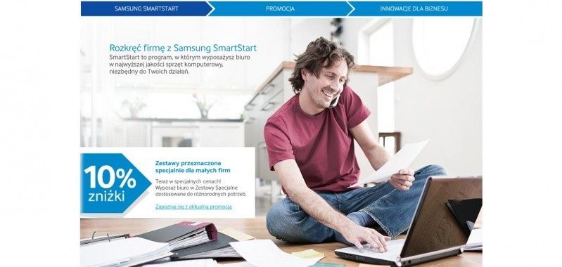 Samsung - program promocyjny SmartStart dla firm z sektora SOHO