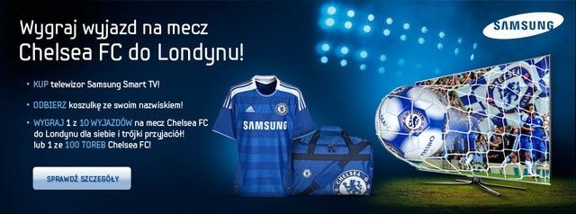 Samsung funduje bilety na mecz Chelsea w Londynie