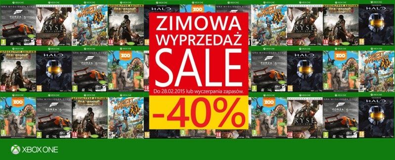 Zimowa wyprzedaż gier na konsolę Xbox One. Wybrane tytuły o 40% taniej