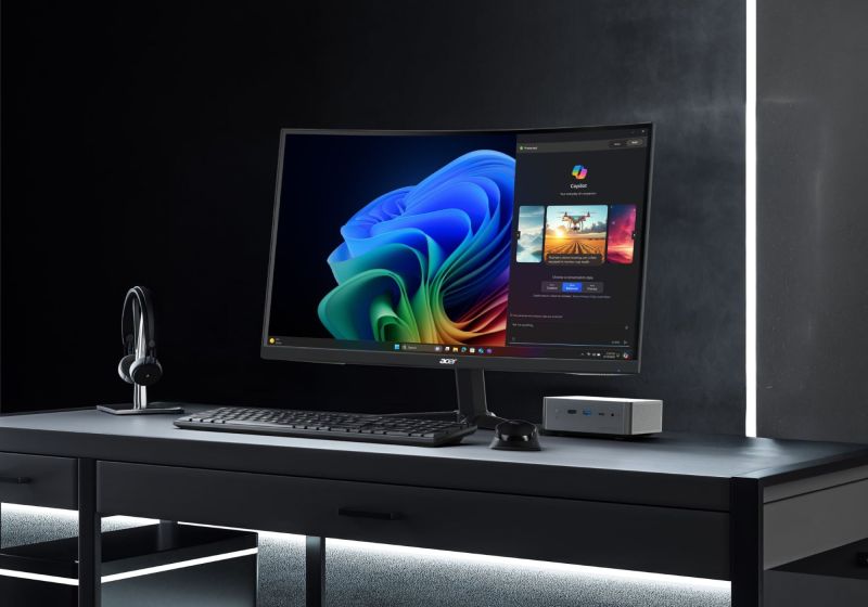 Acer prezentuje Veriton RI110 – kompaktową stację roboczą do hybrydowej pracy z agentami AI