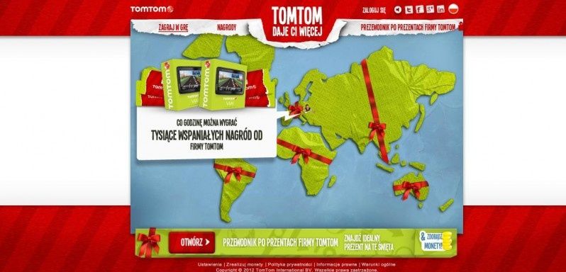 Konkurs - rozpakuj świat z firmą TomTom