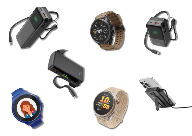 Co u marki Hama na IFA 2026? Powerbanki ze zwijanym kablem i chowanym złączem, głośniki i słuchawki z wymienną baterią oraz smartwatch dla fanów survivalu