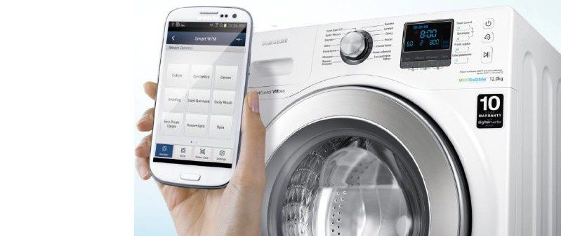 Samsung podłącza pralkę do internetu