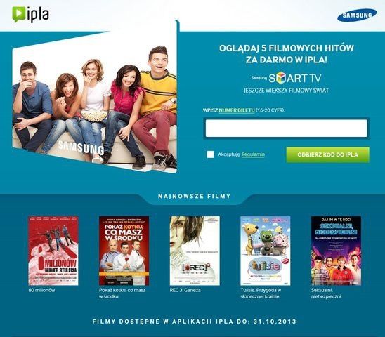 Promocja Samsung dla prawdziwych kinomaniaków