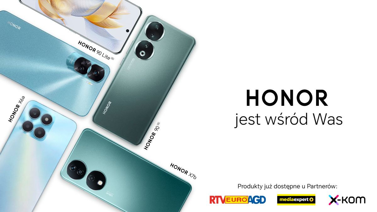 Ekspansja smartfonów marki HONOR w najpopularniejszych polskich sklepach z elektroniką użytkową