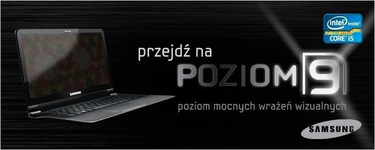 Dziewiąty poziom wrażeń wizualnych z Samsung Notebook 9