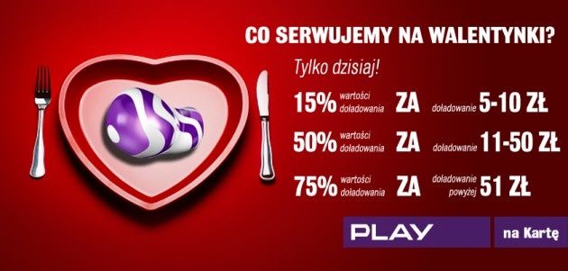 Walentynkowa promocja w Play