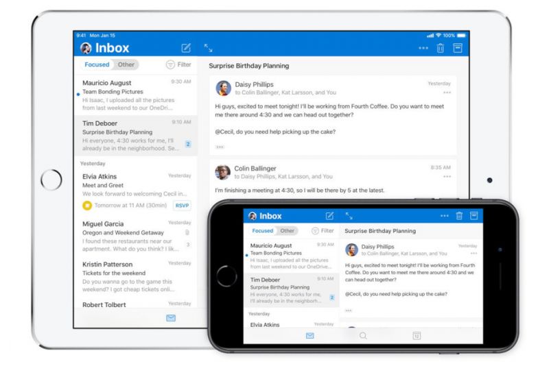 Nowa aplikacja Microsoft Outlook na  iOS