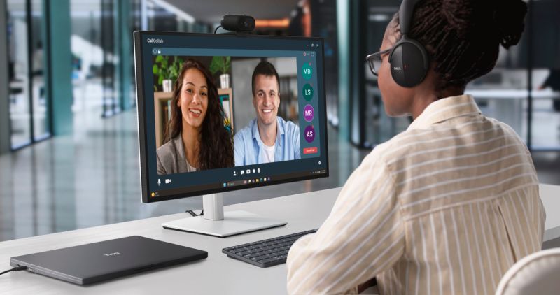 Dell Technologies wprowadza dwie nowe profesjonalne kamery internetowe z technologią AI
