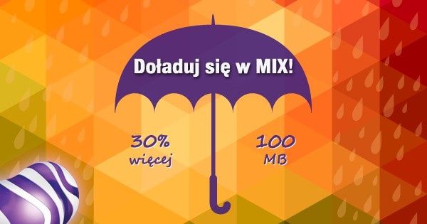 Ekstra bonusy za doładowanie w MIX