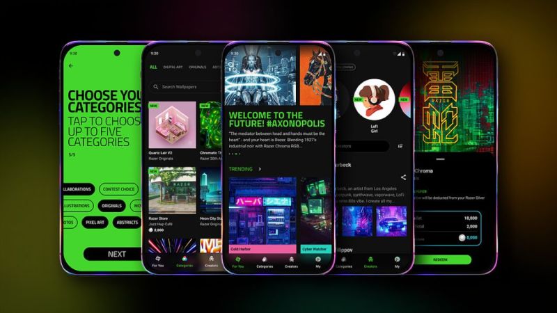 Koniec z nudą na ekranie. Razer Axon Wallpaper Engine wkracza na smartfony!