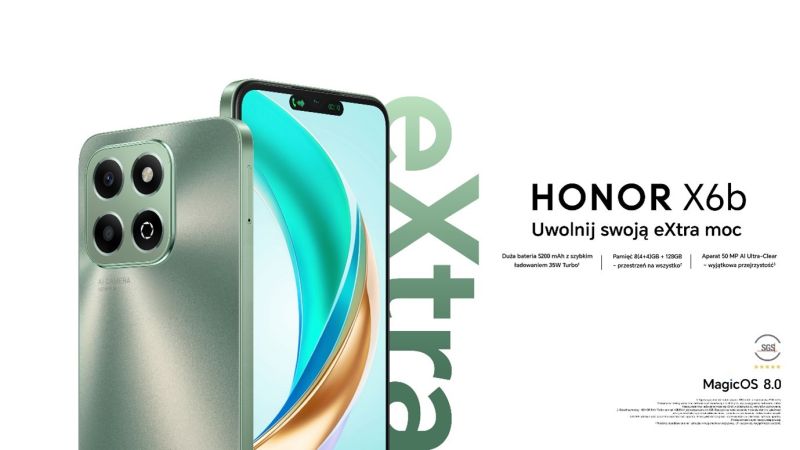 Smartfony HONOR X8c oraz HONOR X6b oficjalnie zadebiutowały w Polsce!