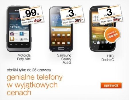 Orange - kolejny weekend szalonych cen smartfonów