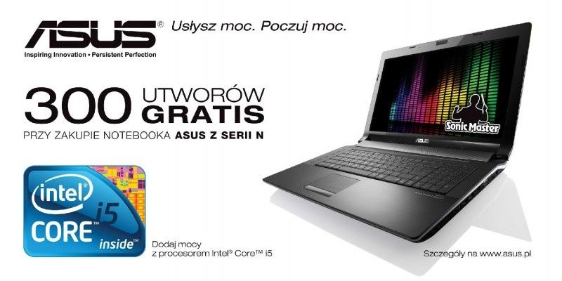 Muzyczna promocja notebooków ASUS serii N