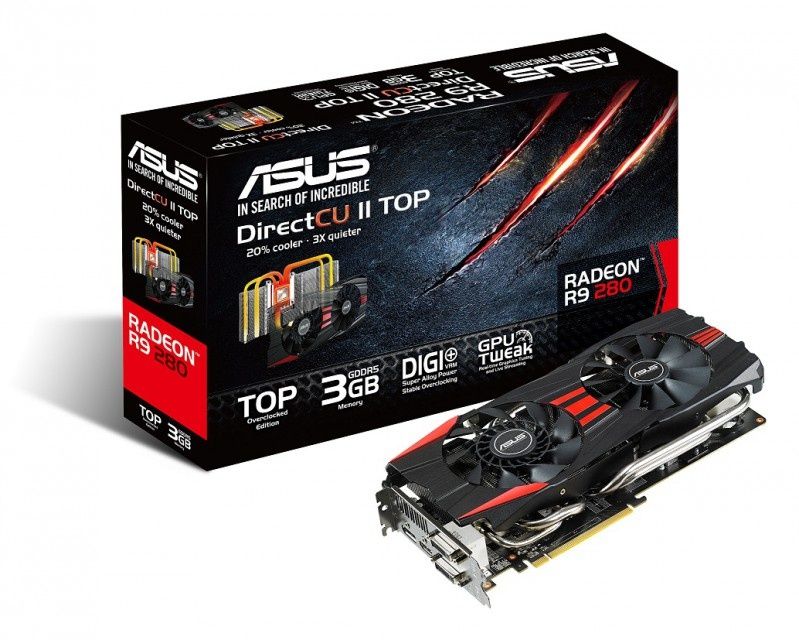 Karta graficzna R9 280 DirectCU II - nowa propozycja dla graczy od firmy ASUS