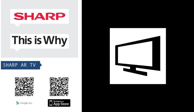 Aplikacja Sharp Augmented Reality - pomoże wybrać odpowiednio wielki TV