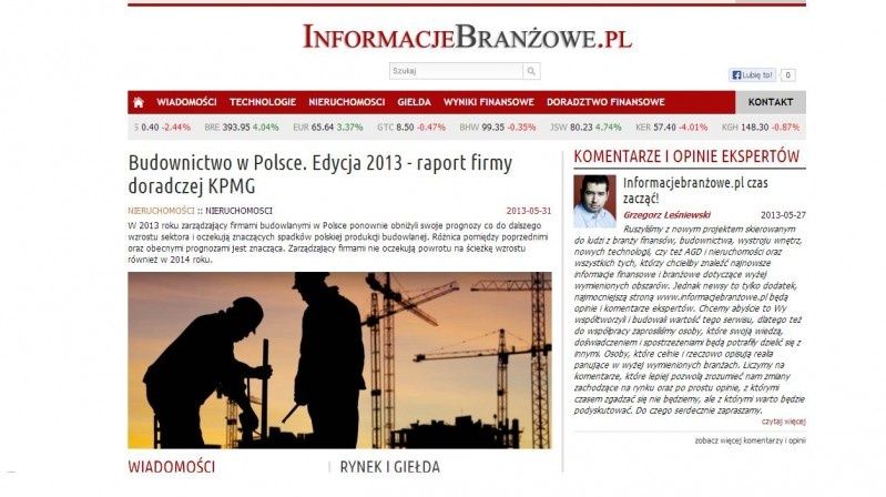 www.informacjebranżowe.pl - warto wiedzieć więcej