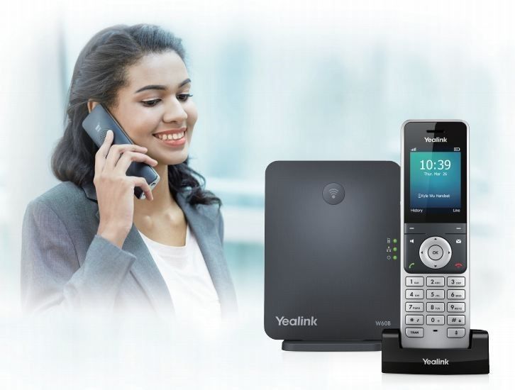 Telefon konferencyjny Yealink CP920 oraz zestaw IP DECT W60  dostępne w dystrybucji KONTEL