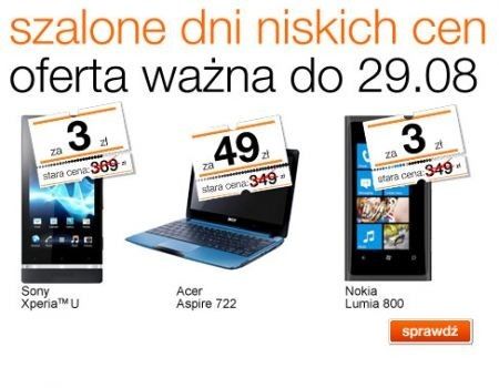 Orange - Szalone ceny smartfonów i netbooka