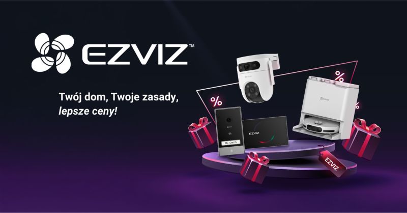 EZVIZ ogłasza wyjątkowe promocje na Black Week. Produkty nawet o 500 zł tańsze!