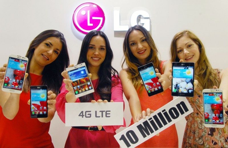 10 milionów smartfonów LG LTE sprzedanych