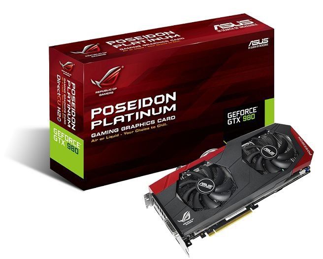 ASUS Republic of Gamers zapowiada kartę graficzną Poseidon GTX 980  z chłodzeniem hybrydowym